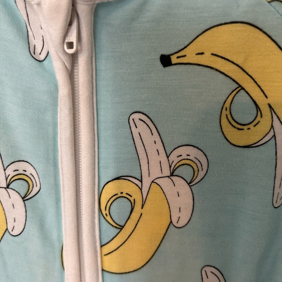 Little Sleepies Zipper Pajamas for Baby Boys & Baby Girls, Banana 3-6 - Picture 8 of 10